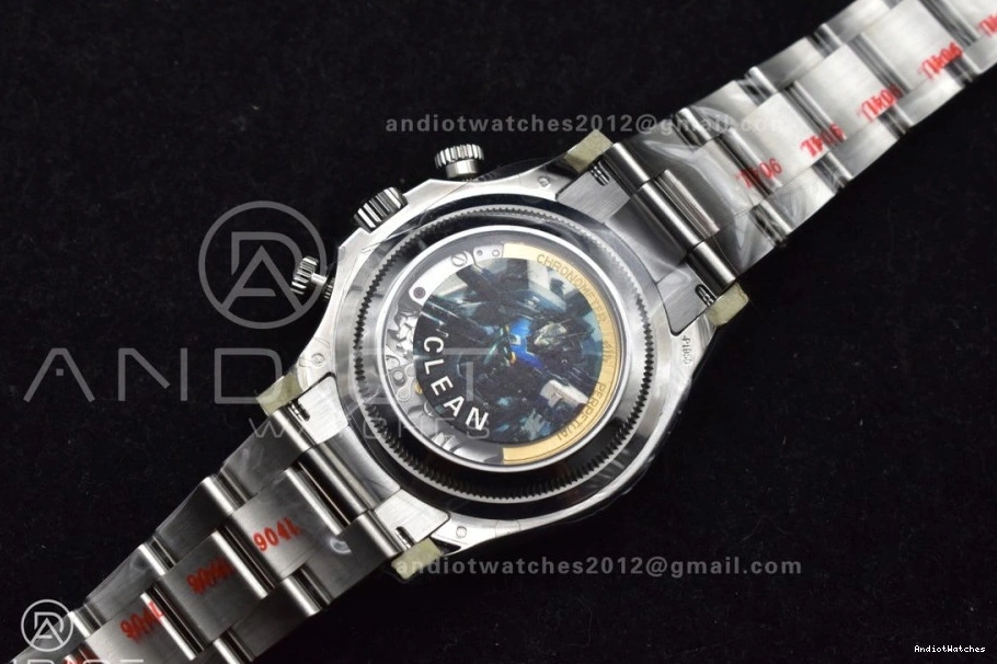 Super Sticks 904L Asian Markers Clean Ice Dial 789 on 126506 Blue Edition Bracelet Daytona 904L SS SS 1:1 Clone Best Bold 0423